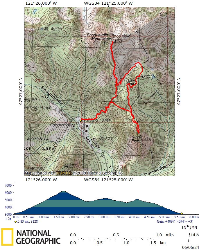 guye+cave ridge+snoqualmie 6-5-2024 route.JPG