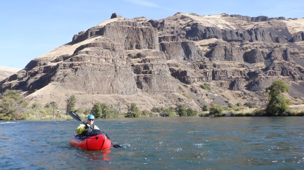 These big cliffs were probably the most interesting scenery