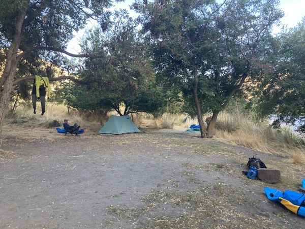 Campsite at Fall Canyon