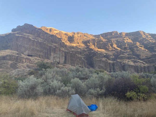 Campsite at Rattlesnake Canyon