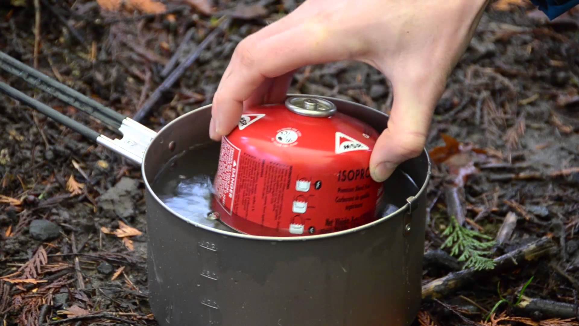 It's nearly impossible to get rid of a camp stove fuel canister in Maine