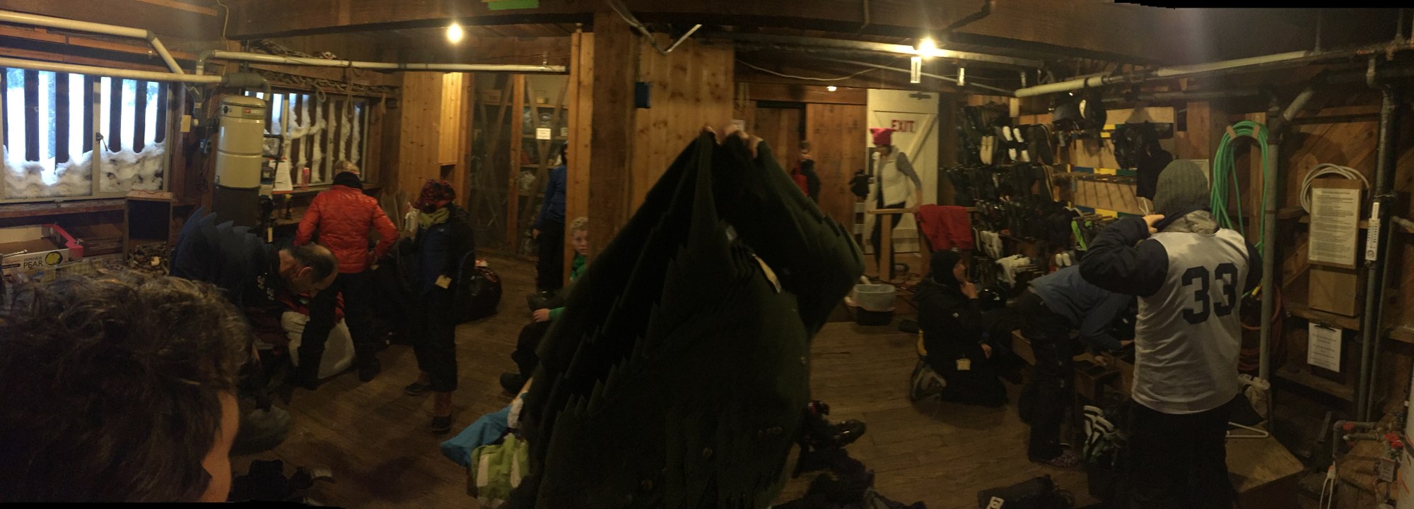 5 - Boot room used for drying outdoor gear