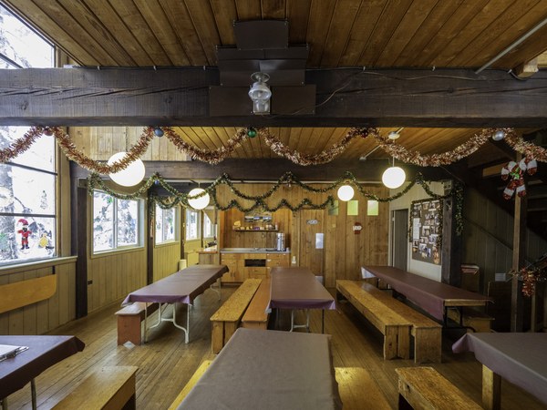 8 - Dining room decorated for the holidays