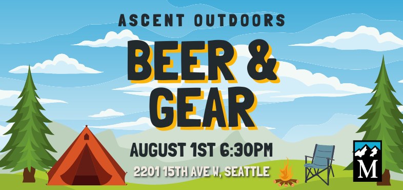 Beer and Gear at Ascent Outdoors with the Everett Mountaineers