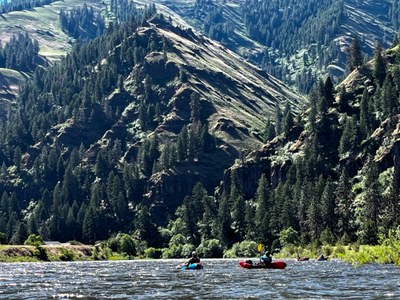 Flatwater Packrafting Course Outing:  paddle on a Class I river