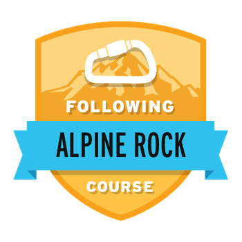 Following Alpine Rock Course